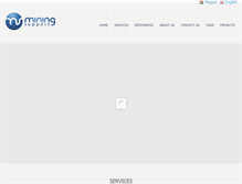 Tablet Screenshot of mining-support.com